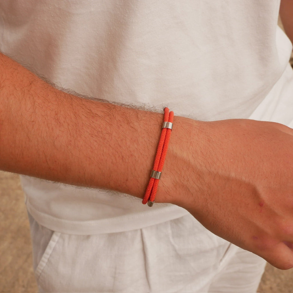 Bracelet cordon homme