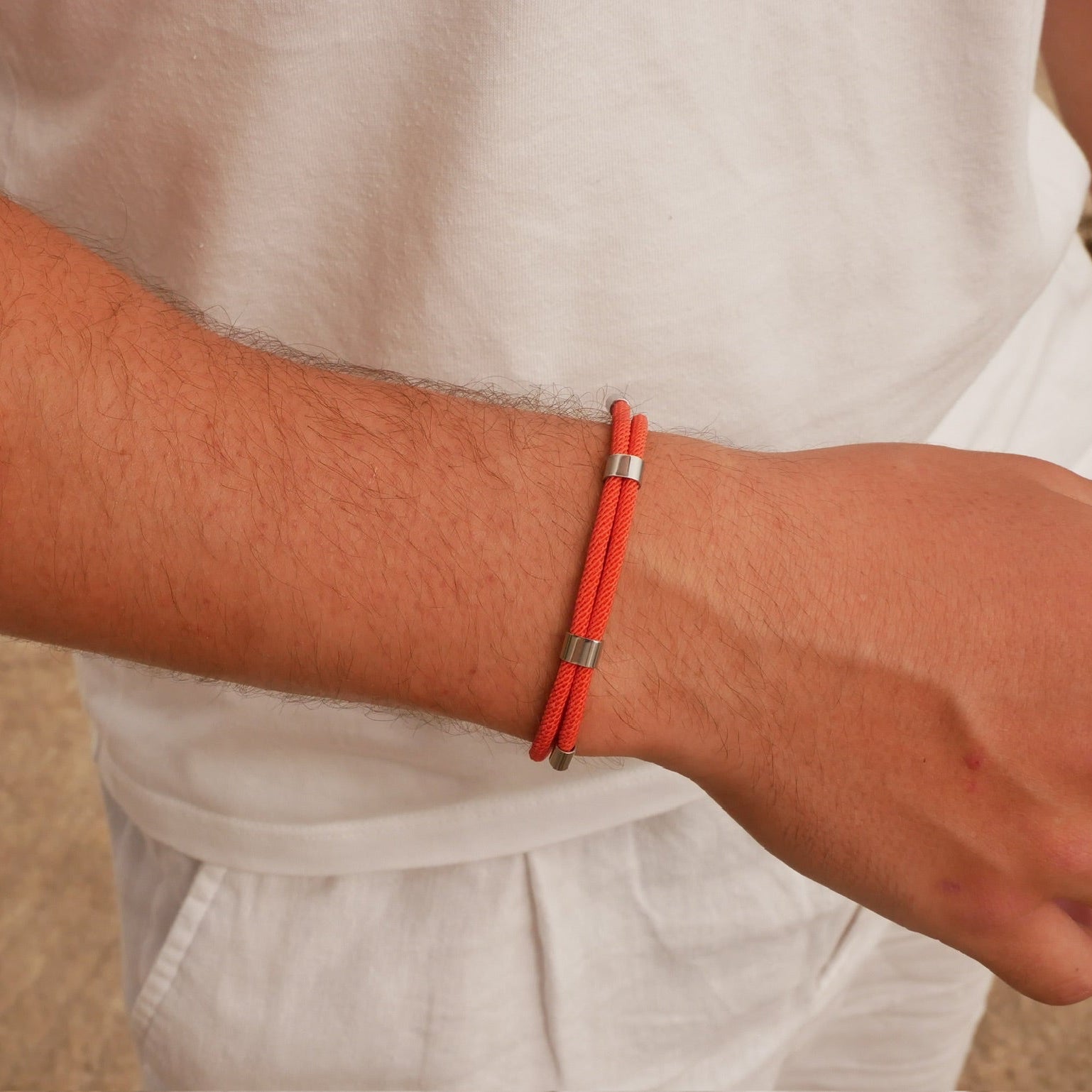 Bracelet cordon homme