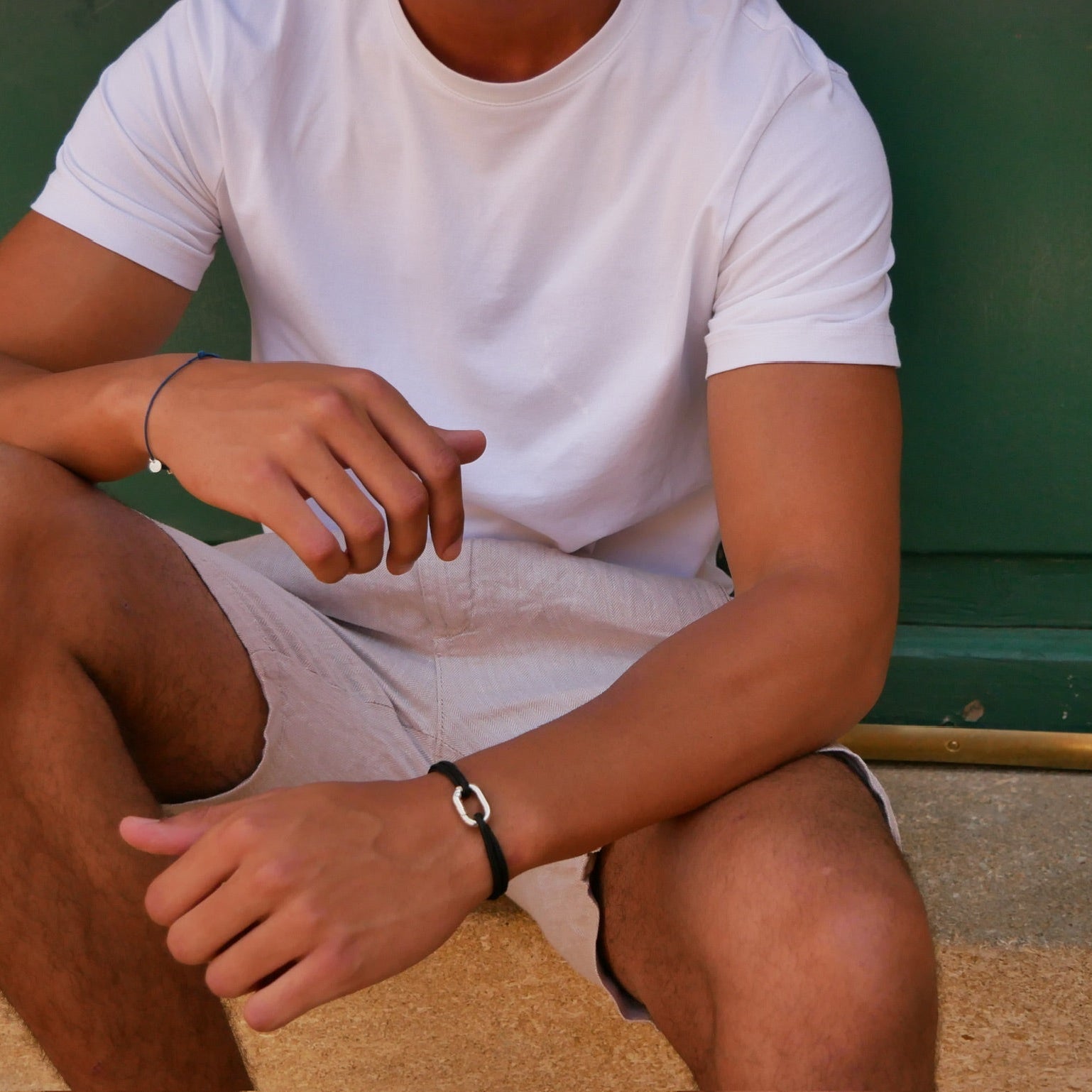 Bracelet cordon homme