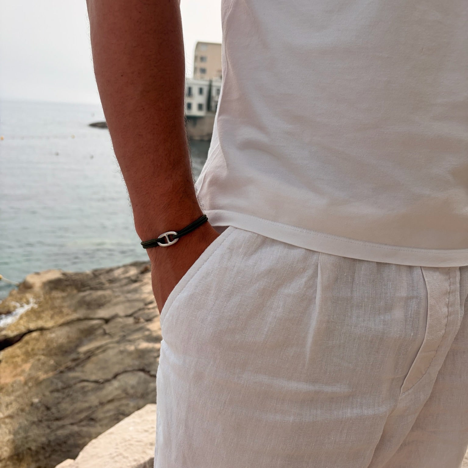 Bracelet maille marine