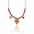 Collier charmes xoxo