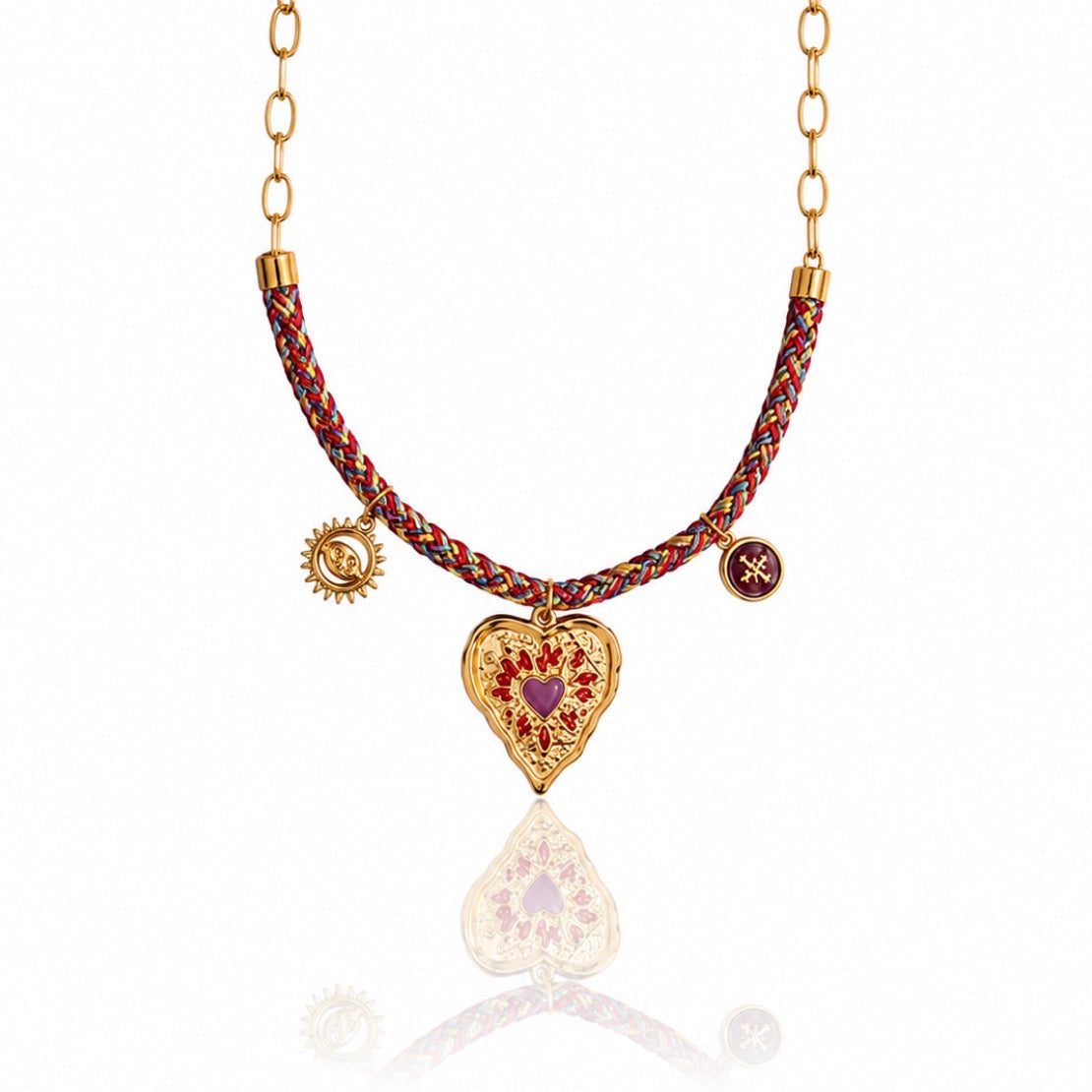 Collier charmes xoxo