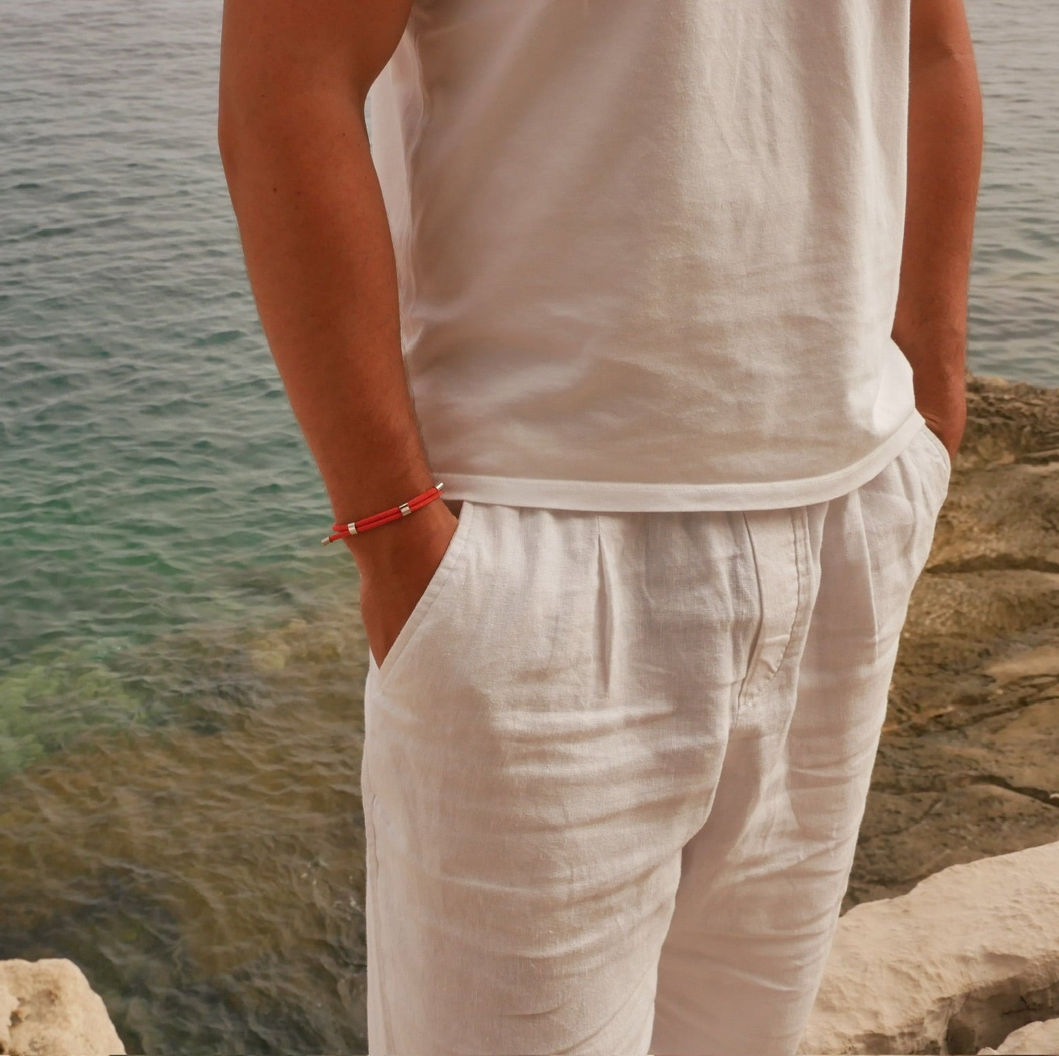 Bracelet cordon homme