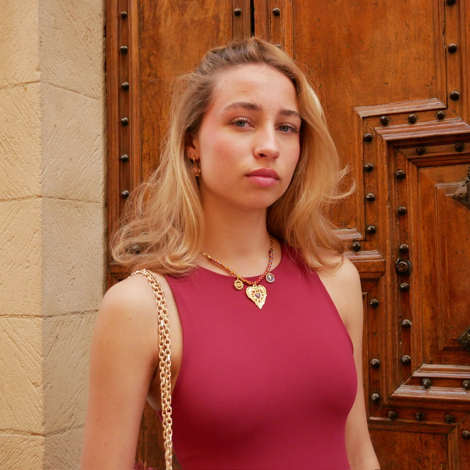 Collier charmes xoxo