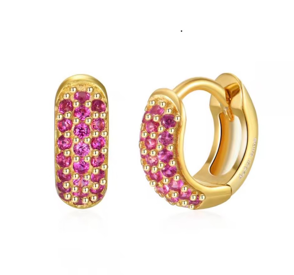 Boucles d'oreilles color