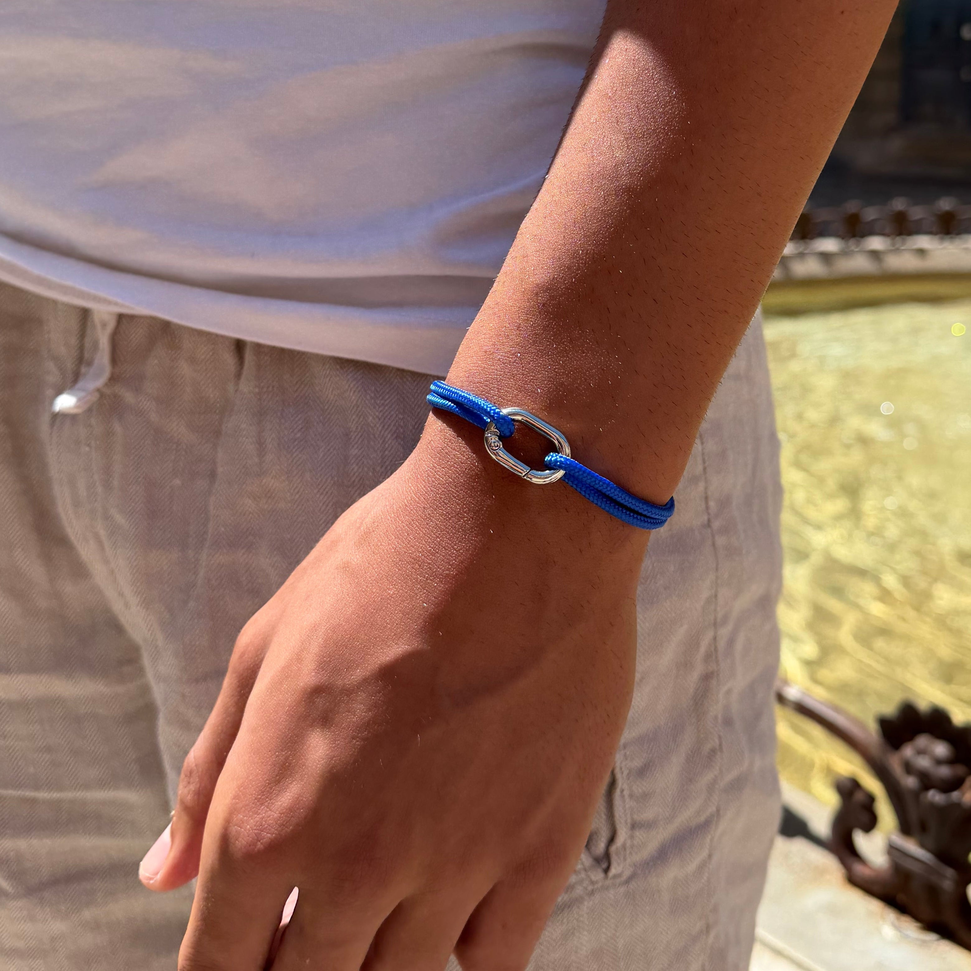 Bracelet cordon homme
